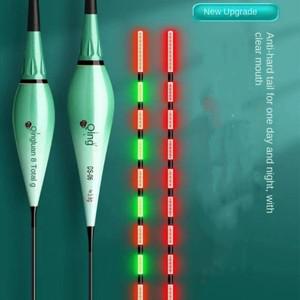 2025 새로운 낚시 플로트 중력 감지 칩 전기 플로터 스마트 물린 후크 색상 변경 LED 빛나는 Bobbers