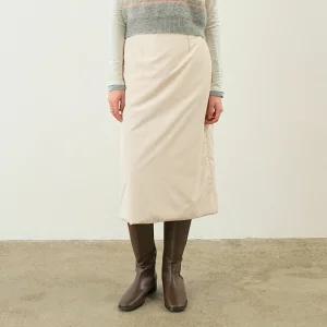 [온앤온] 패딩 롱 스커트 NEP4WS905