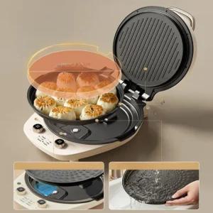 전기 누룽지 기계 양면 가정용 누름판 제조기 팬