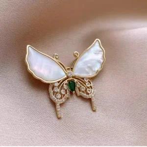 다이아몬드 패션 나비 옷핀 고급 브로치 핀 액세서리