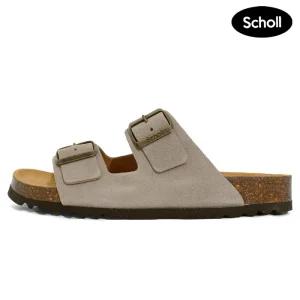 코르크 투 스트랩 샌들 베이지 슬리퍼 (HH44K1C11A)