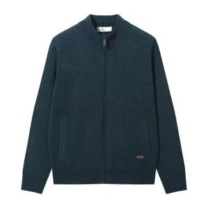 [프랑코페라로] 세레노 집업 니트 가디건 다크그린 (OM0FTSC40123)