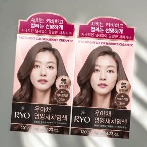 려 우아채 영양새치염색 커피브라운 6C 2개