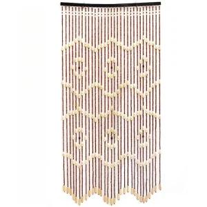 구슬 커튼 현관발 파티션 짧은 딸기 비즈문발 주렴 복고풍 비즈발