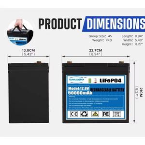 12V 300Ah LiFePO4 배터리 호환용 대부분의 백업 전력 홈 에너지 저장 를 교체하기  BMS 리튬 철 인산염 셀
