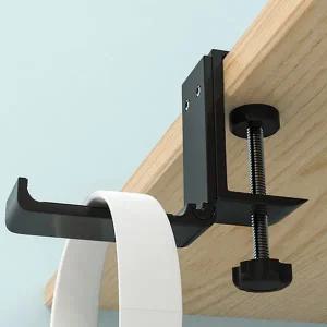 테이블 가방 걸이 무타공 접이식 옷걸이 책상 가방 걸이 거치대 사무실 공간활용 데스크 이어폰 헤드셋