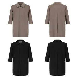 [ANDZ] 앤드지 25 FW 세미오버 핸드메이드 발마칸코트 2종 1택 (BHF4CG1203)