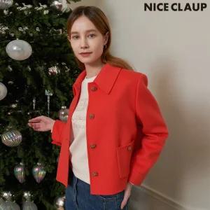 [최초가:359000원] 나이스클랍 포켓 버튼 숏 자켓 N231MWCC40 403279