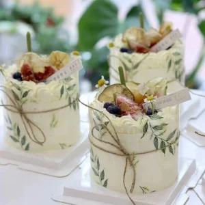 베이킹 띠지 감성 띠지 케이크 무스 시트 무스띠