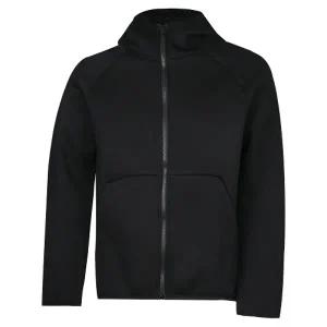 남자 하이넥 테크 네오프렌 후드집업 점퍼 NE-JUA-Q012-블랙