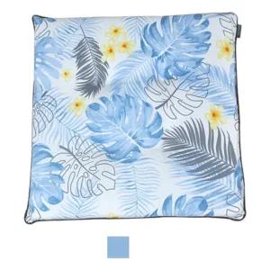 업소용 사각디자인 수채화패턴 블루 쿠션방석 사무직 업무용 겨울 가을 컴퓨터의자 봄 회사