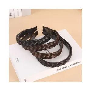 가발 땋은 헤어밴드 머리띠 루미나D 벼 꽈베기