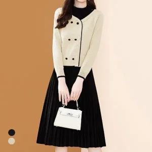 클라셰 레이어드럭셔리니트원피스_B5W0264