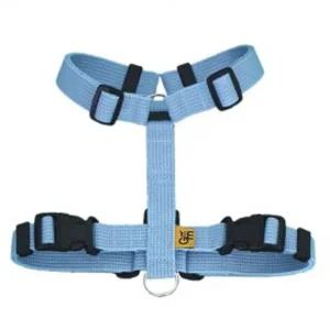 GM 오리지널 면 H 하네스(연블루) 소. 20mm블루가슴줄 강아지가슴줄 애견가슴