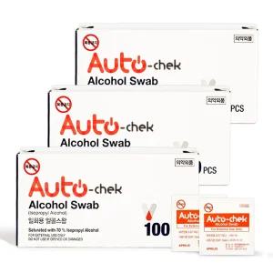 오토첵 일회용 알콜스왑 300매응급키트 구급용품 소독티슈 손소독 소독솜