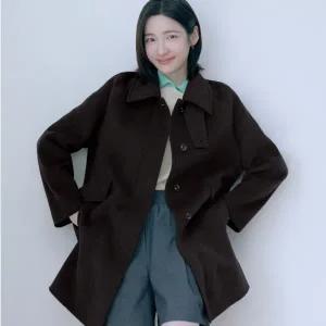 [롯데백화점]쥬크 래글런 하프 코트_Z254MSG156