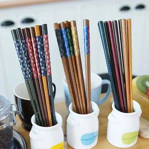 일본 나무젓가락 랜덤컬러 1P 일식 스시 고급 젓가락 우드젓가락