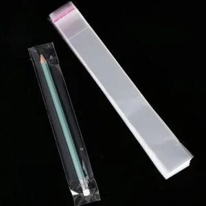 볼펜OPP포장비닐 OPP 접착식 봉투 22x5x5cm 100매