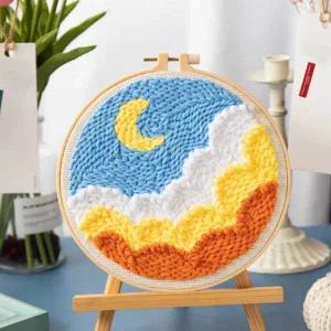 [콩심팥심]펀칭 자수 태교 DIY자수 십자수실 태교바느질