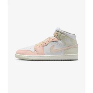 [나이키]NIKE 나이키 HJ6654-100 에어 조던 1 미드 SE M - 화이트 씨 글래스 글레이셔 블루 구아바 아이