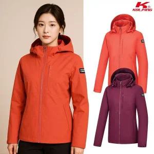 [하프클럽/콜핑]콜핑 여성 가을 발수 YKK지퍼 기능성 등산 바람막이 자켓 KSC0