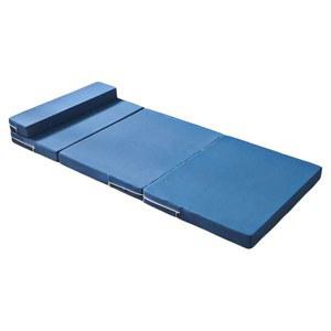 찜질방매트 접이식 단단한 1인 매트리스 5cm 두께 싱글 폴딩 연그레이 바닥