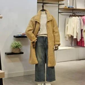 [대구백화점][반에이크]뽀글이 하이넥 코트(VB4ZHCMD02Z)