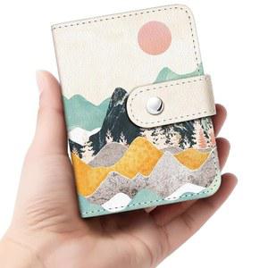 레브로콜리 보호 랜드스케이프 2x3 인치 필름용 작은 사진 앨범, 폴라로이드 후지필름 인스탁스 미니 즉석 카메라 프린터용 포켓 귀여운 앨범북, K팝 포토카드 바인더 보관소