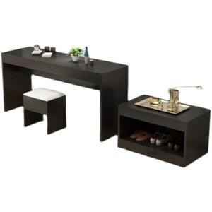 모텔 티비장 테이블 호텔 블랙 탁자 120cm 협탁 쇼파탁자 좌탁 대리석무늬