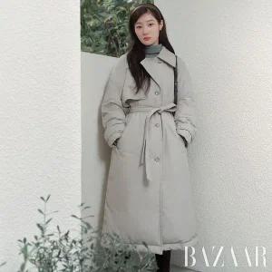 [온앤온](신세계 사우스시티)[정채연 착용] 트렌치 롱 구스 다운 NEP4XHB02_90