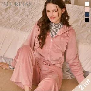 [블루레이스] [2종SET]후드넥 벨벳 점퍼+팬츠_B5W1JP4171