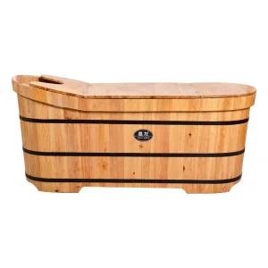 히노끼욕조 편백 나무 포함 1인 덮개 1m 수아파파 이동식 가정용 반신욕 원룸 +