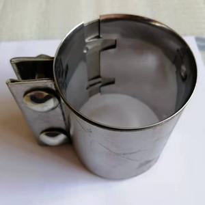 스테인리스 스틸 304 크기 배기관 파이프 커넥터 조이너 슬리브 클램프 직경 65mm