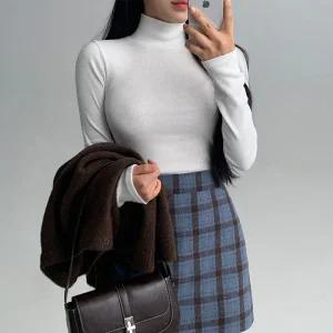 [에이와비] #AWABMADE:_뽀송반터틀티셔츠 -피치기모/3color