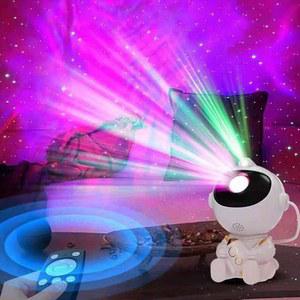 우주비행사 별이 빛나는 하늘 조명 우주 셔틀 우주비행사 프로젝션 조명 무드등 조명 LED 별빛 침실 램프