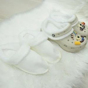 (무료배송) 겨울용 털탈부착 퍼안감 털안감 크록스 호환 내피