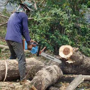 무선 충전식체인톱 경량 나무자르는 전기 엔진 체인 톱