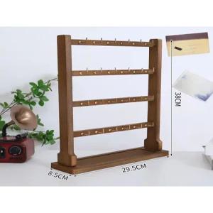 원목 키링거치대 차키 케이스 내추럴우드 정리용품