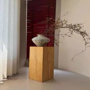 원목 통나무 그루터기 1개 편백 뿌리 카페 스툴