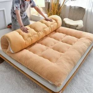 침대 토퍼 매트리스 폭신한 꿀잠 바닥이불 푹신한 돌침대 메모리폼 매트 사계절 패드 퀸