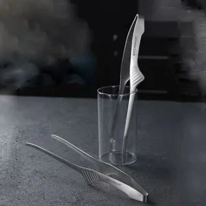 키친아트 주방집게 고기 스텐 요리 핀셋 2P 24cm 미용소품 메이크업 젓가락 면핀셋