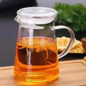 [골드스마일]내열 유리 차 포트 찻주전자 내리는 주전자 다관용 차주전자