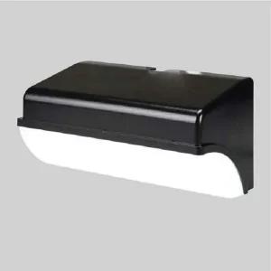 LED 조명 벽등 욕실등 삼각형 블랙 20W 주광색 외부 방수 계단 테라스 IP65 등급 데이타임