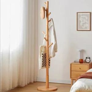 스피드박스 원목 스탠드 옷걸이 행거 원판형