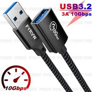 USB3.2 연장 케이블 USB C 10Gbps OTG PC 키보드 웹캠 게임 패드 데이터 허브 코드 용 플래시 드라이브