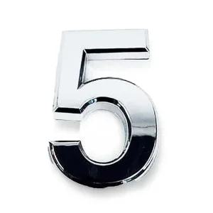 이니셜 숫자5 은색 70 호실 숫자 70 은색 번호판 5 스티커