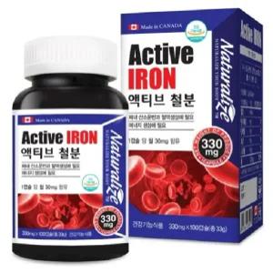 네추럴라이즈 액티브 철분 (330mg x 100캡슐)