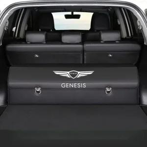 제네시스 트렁크정리함 접이식 전용 블랙 GV70 GV80 수납함