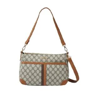 (베)쌈지]두줄 라인 스티치 투웨이백