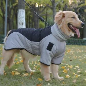 대형견패딩 겨울옷 강아지방한복 하네스 조끼 올인원 패딩 점퍼 골든리트리버 6XL